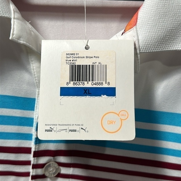 PUMA Men’s Multicolored Sports T-Shirt Size XL NWT - Picture 6 of 7